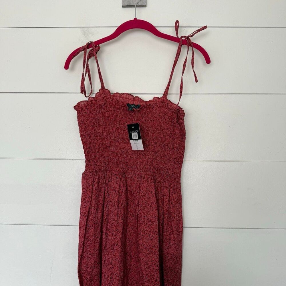 Topshop Women’s Large Tie Maxi Dress New